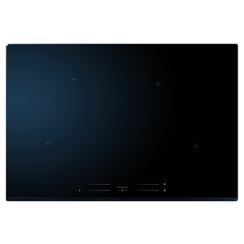 Scandomestic 77 cm induktionskogeplade med 4 Slider Touch-kontroller
