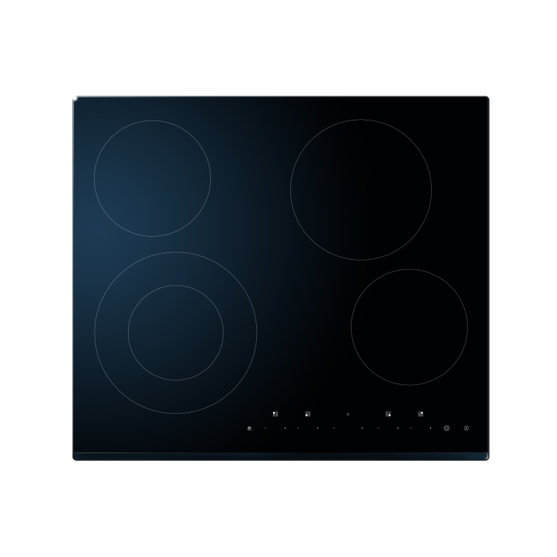 Scandomestic HOC60F 60 cm keramisk kogeplade med 4 zoner