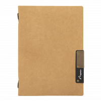 Securit NATURE menuomslag A5 af 100% naturlige fibre beige