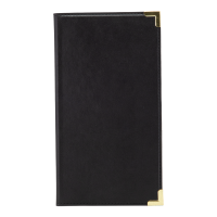 Securit CLASSIC regningholder 23,9x13,1cm sort