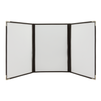 Securit CRYSTAL TRIPLE A4 menuholder, pakke med 3 stk