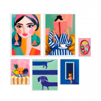 Galleripakke Art & Museum med 6 indrammede kunsttryk