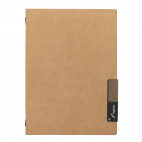 Securit NATURE menuomslag A4 af 100% naturlige fibre beige