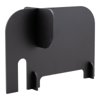 Securit 3D Silhouette Elephant chalkboard tavle sort