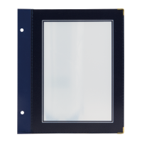 Securit WOOD menuramme A5 blå