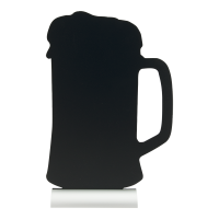 Securit Silhouet Alu bordskilt 340x213mm ØLGLAS