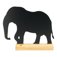 Securit Silhouet Wood bordskilt 242x295mm ELEFANT