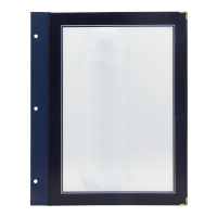 Securit WOOD menuramme A4 blå