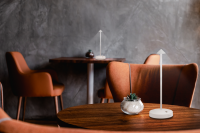 Securit ANGELINA LED bordlampe 30 cm h&oslash;j hvid