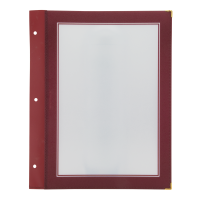 Securit WOOD menuramme A4 vinrød