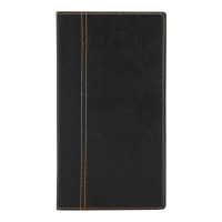 Securit TRENDY omslag til regning 23,4x12,8cm sort