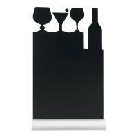 Securit Silhouet Alu bordskilt 345x210mm COCKTAIL