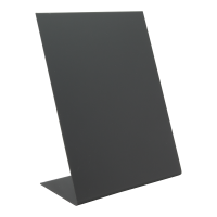 Securit L-formet akryl kridt bordskilt A5 sort