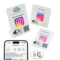 Securit skiltepakke med chip til eget logo og Instagram