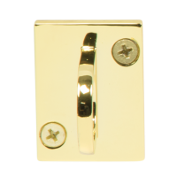 Securit væg beslag til afspærrings reb og bånd guld