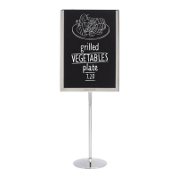 Securit menukortholder A5 med kridttavle og akryl indsats