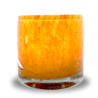 Securit AYLA lysestage genanvendt glas Ø9,5x10,5 cm orange