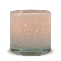 Securit AYLA lysestage genanvendt glas Ø9,5x10,5 cm hvid