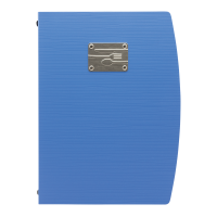 Securit RIO menuomslag A4 med bestikdesign blå