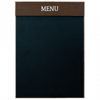 Modern MENU clipboard A4  med magnetisk top lukning marron