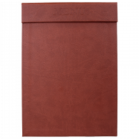 Classic A4 MENU clipboard med magnet clip brun