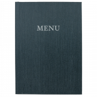 Modern MENU hårdt omslag A4 med klemryg charcoal