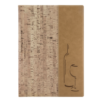 Securit Kork Design vinkort A4 med 4 lommer