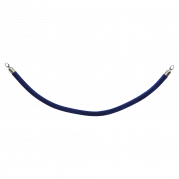 Securit blåt velour bånd til sølv afspærringsstolpe 150cm