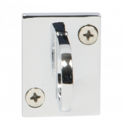 Securit vægbeslag til afspærrings tov og bånd sølv