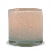 Securit AYLA lysestage genanvendt glas Ø9,5x10,5 cm hvid