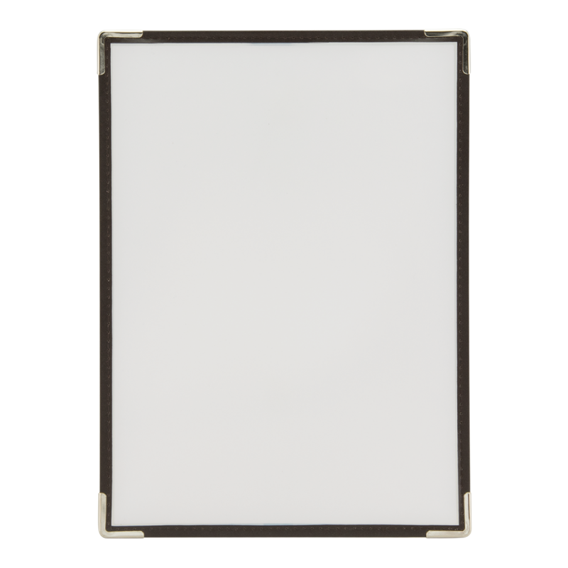 Securit CRYSTAL DOUBLE A4 menuholder, pakke med 3 stk