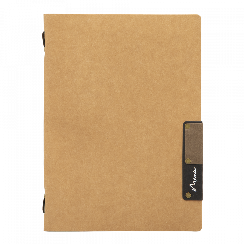 Securit NATURE menuomslag A5 af 100% naturlige fibre beige