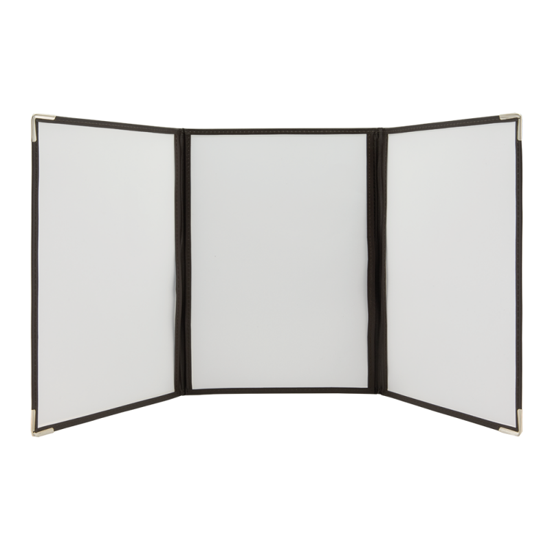 Securit CRYSTAL TRIPLE A4 menuholder, pakke med 3 stk