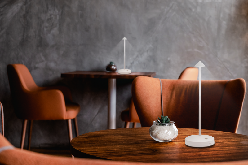 Securit ANGELINA LED bordlampe 30 cm h&oslash;j hvid