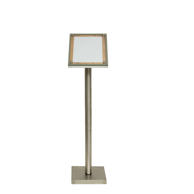 Securit GLASS STAR Informationsdisplay 125 til 1xA4 eg