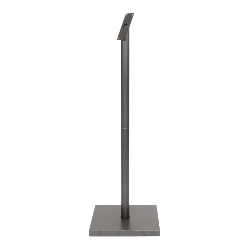 Securit COATED STEEL fod til informationsdisplay 135cm m&oslash;rkegr&aring;