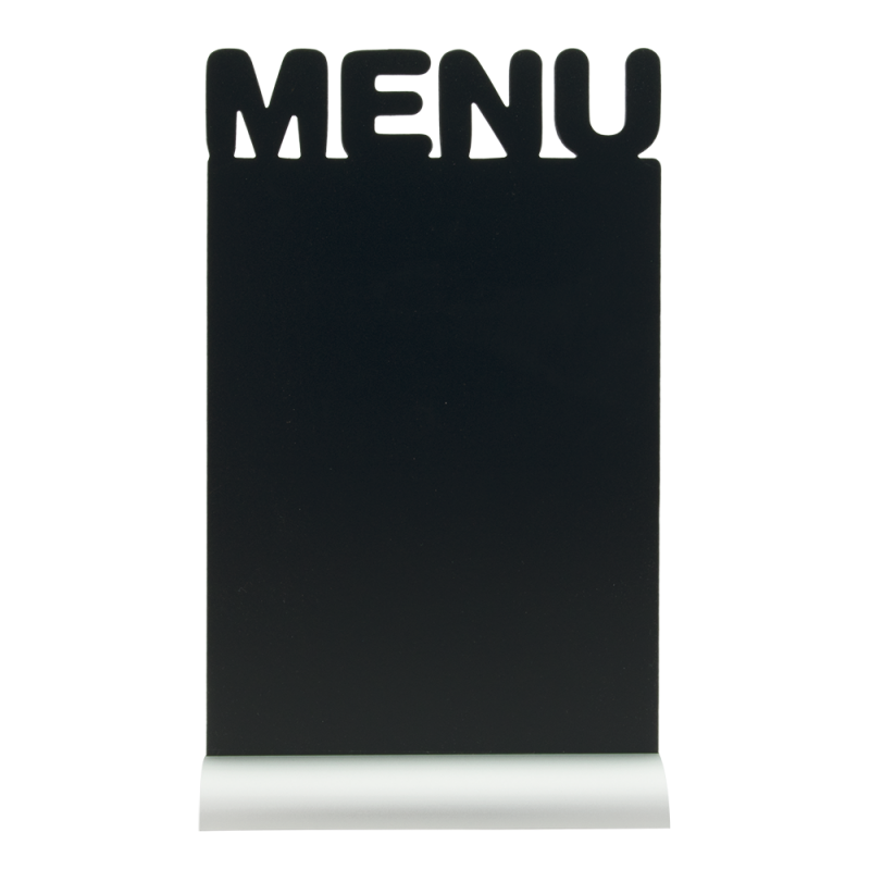 Securit Silhouet Alu bordskilt 342x210mm MENU