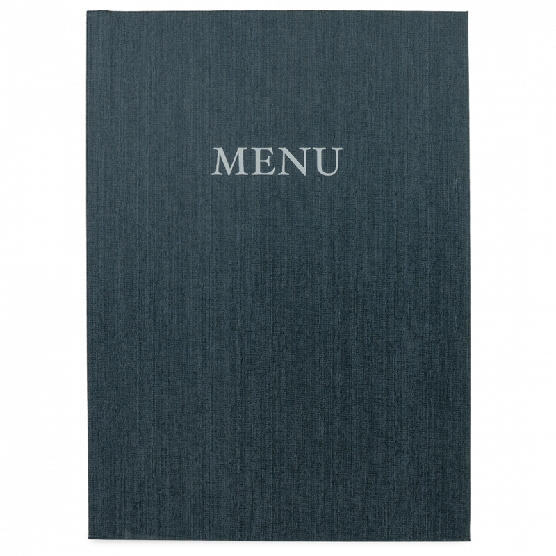 Modern MENU hårdt omslag A4 med klemryg charcoal