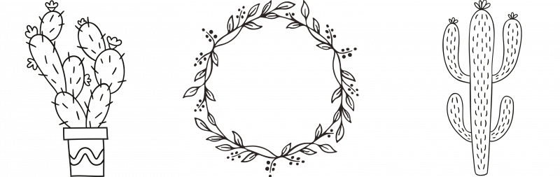 Securit windoodle vinduesskabelon A3 Planter