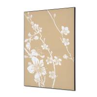 Tekstil vægdekoration A1 Japanese Blossom Beige