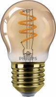 Philips LED Filament kertepære 15W P45 E27 ravfarvet