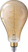 Philips LED Filament pære 40W E27 A160 E27 gylden