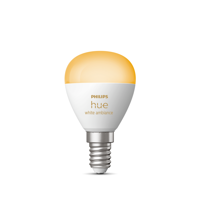 Philips Hue White ambiance 5.1W Luster E14 krone pære - 1 stk pakning