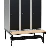 Skohylde til garderobeskab med en bredde p&aring; 900mm, sort