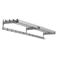 Hattehylde med knager&aelig;kke 2030mm med 12 kroge