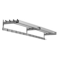 Hattehylde med knagerække 2030mm med 12 kroge