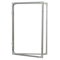 Office opslagstavle skab 60x90cm med magnetisk whiteboard