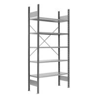 Lagerreol V06 startfag med åben gavl 2500x1000x600mm galvaniseret