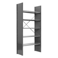 Lagerreol V06 startfag med lukket gavl 2100x1000x400mm galvaniseret