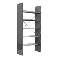 Lagerreol V06 startfag med lukket gavl 2100x1000x600mm galvaniseret